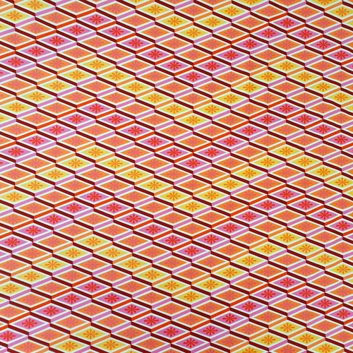 Eden Labyrinth "Peach" by Tula Pink Cotton Fabric, 112cm/44in wide, Sold Per HALF Metre Eden Labyrinth "Peach" by Tula Pink Cotton Fabric, 112cm/44in wide, Sold Per HALF Metre