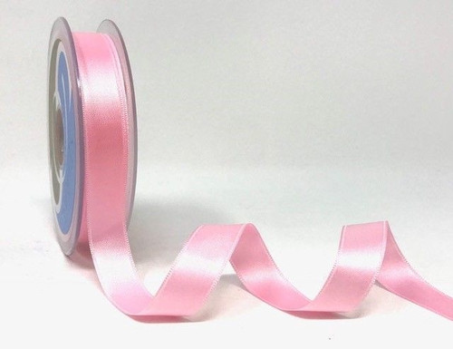 Light Pink Satin Ribbon, 25mm wide, Sold Per Metre Light Pink Satin Ribbon, 25mm wide, Sold Per Metre