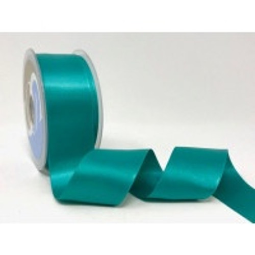 Jade Satin Ribbon, 38mm wide, Sold Per Metre