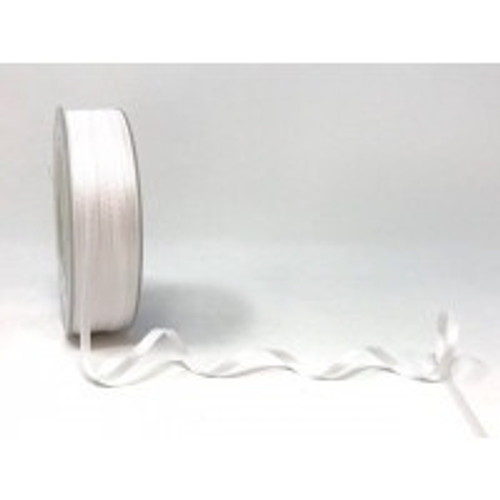 White Satin Ribbon, 3mm wide, Sold Per Metre White Satin Ribbon, 3mm wide, Sold Per Metre