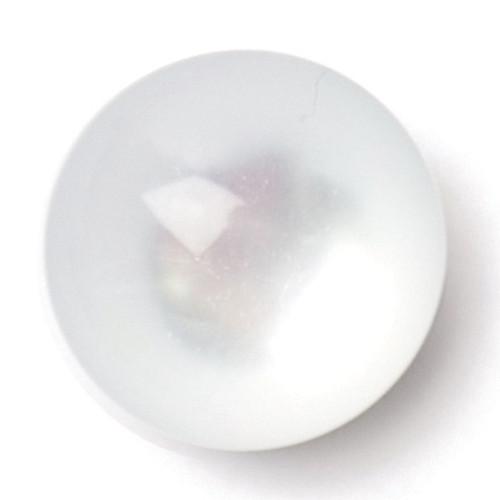Pearly White Bulbous 10mm Shank Buttons on Card (Code C) x 5pc Pearly White Bulbous 10mm Shank Buttons on Card (Code C) x 5pc