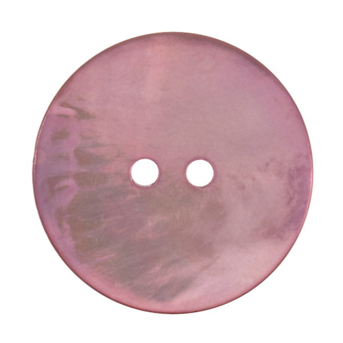 Pale Pink Mother of Pearl Shell 22mm 2-hole Buttons on Card (Code E) x 2pc Pale Pink Mother of Pearl Shell 22mm 2-hole Buttons on Card (Code E) x 2pc