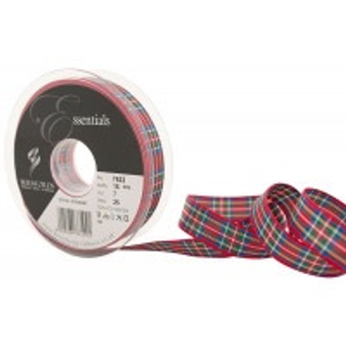 Royal Stewart Tartan Ribbon, 16mm wide ( Sold Per Metre)