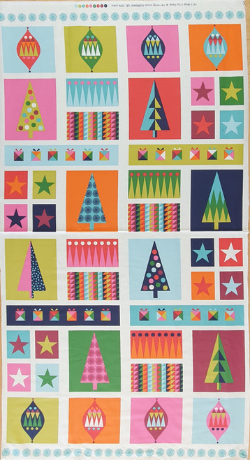 Wrap It Up Colourful Christmas Quilting Panel Wrap It Up Colourful Christmas Quilting Panel