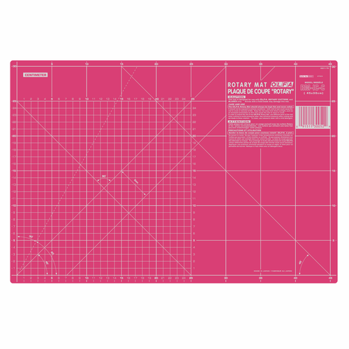 Pink 12in x 18in Self-Healing Cutting Mat