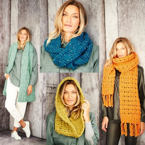 9810 Ladies & Teens, Scarf & Snood Super Chunky- One Size