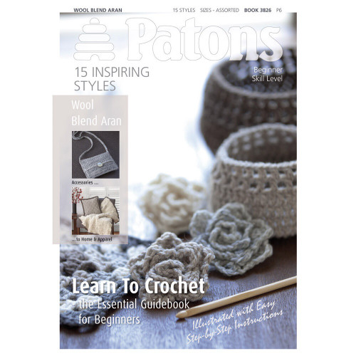 Learn to Crochet Book with 15 Patterns Learn to Crochet Book with 15 Patterns