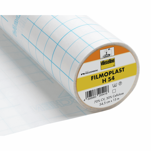 H54 Filmoplast Self-Adhesive Stabiliser/Backer for Machine Embroidery, 54cm wide, Sold Per Metre H54 Filmoplast Self-Adhesive Stabiliser/Backer for Machine Embroidery, 54cm wide, Sold Per Metre