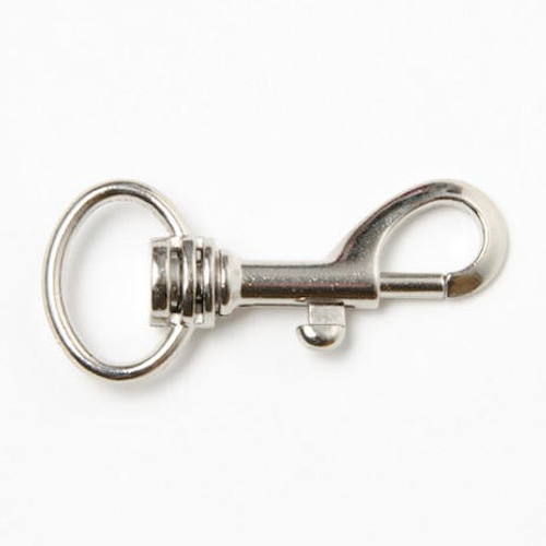 Silver Swivel Clasp with 20mm Loop, Sold Individually