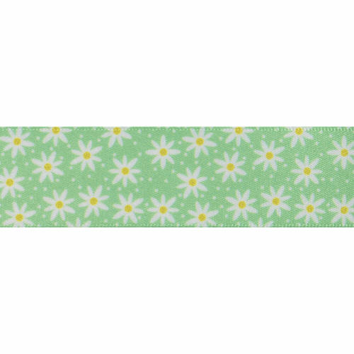 Daisy Chain-25mm in Green ( sold Per Metre