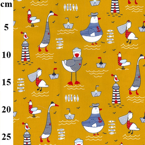 A Day At The Beach 100% Cotton Poplin Fabric, 150cm/60in wide, Sold Per HALF Metre A Day At The Beach 100% Cotton Poplin Fabric, 150cm/60in wide, Sold Per HALF Metre