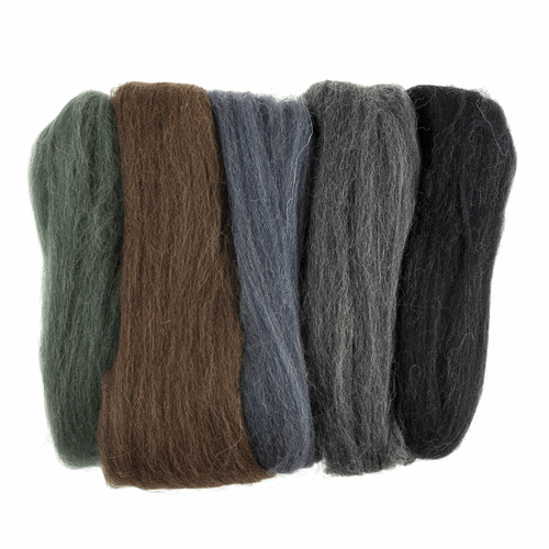 Assorted Melange (Neutral) Needle Felting Wool Roving, 100% Wool, 50 grams Assorted Melange (Neutral) Needle Felting Wool Roving, 100% Wool, 50 grams