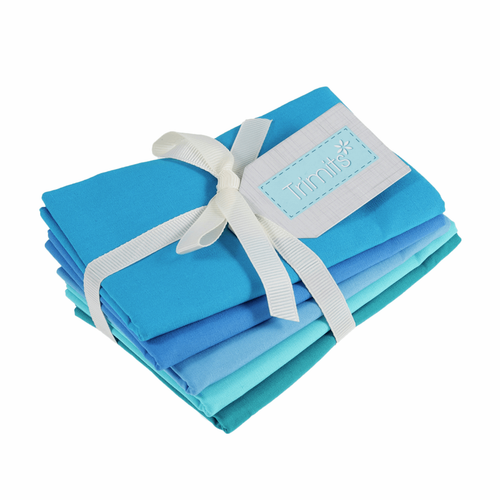 Seaside 100% Cotton Fat Quarter Fabric Bundle, 5 Pieces Seaside 100% Cotton Fat Quarter Fabric Bundle, 5 Pieces