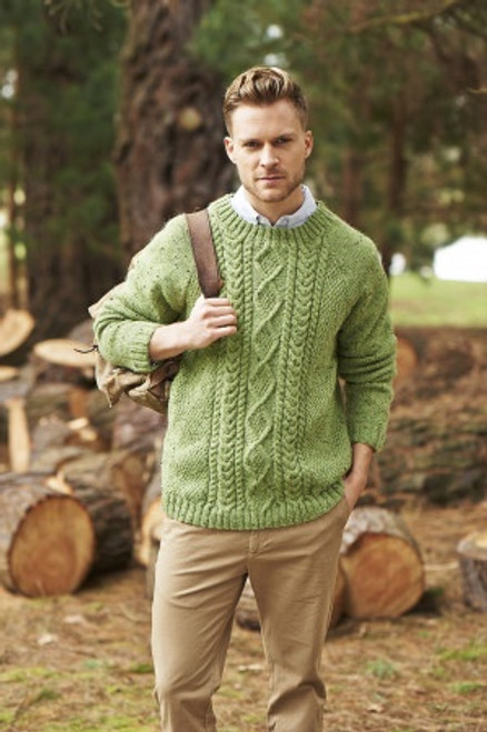 9007- Men's Pullover in Double Knit- 91/97-12/127cm - 36/38-48/50cm