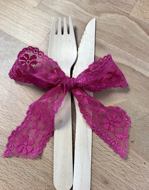 Stretch Fuchsia Scalloped Edge Nylon Lace- 35mm Width ( Sold Per Metre) Stretch Fuchsia Scalloped Edge Nylon Lace- 35mm Width ( Sold Per Metre)