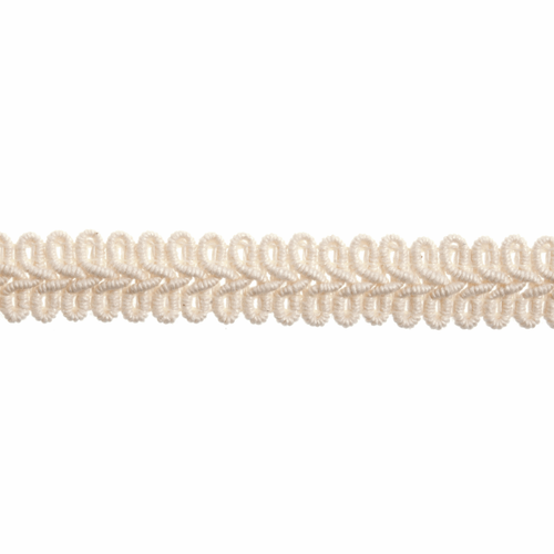 Natural Gimp Braid Upholstery Trim, 15mm (3/8in) wide, Sold Per Metre