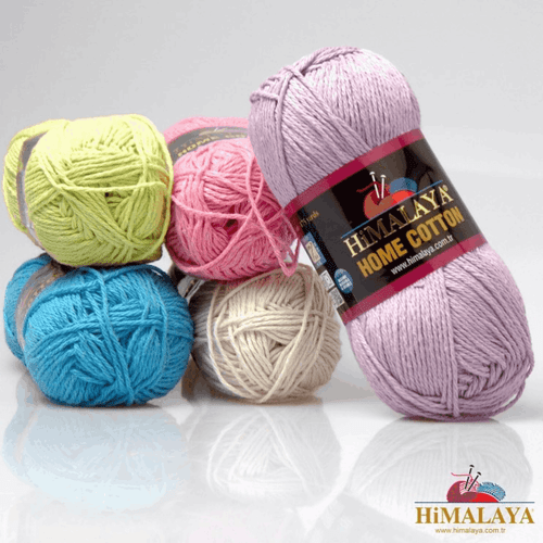 Lemon "Home Cotton" Polycotton Aran (100g) Lemon "Home Cotton" Polycotton Aran (100g)