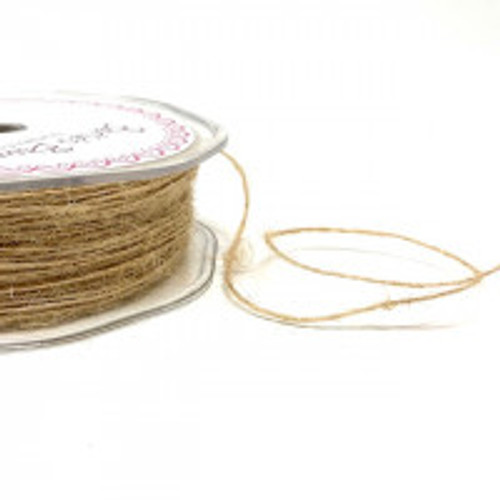 Natural Jute Twine - 1mm ( Sold By the Metre) Natural Jute Twine - 1mm ( Sold By the Metre)