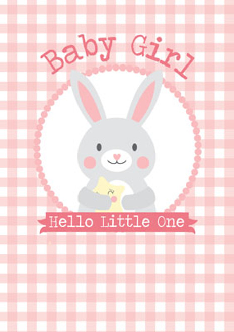 Baby Girl (Hello Little One) Greeting Card Baby Girl (Hello Little One) Greeting Card