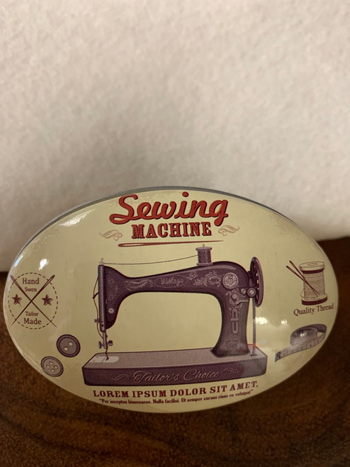 Retro Tin- Sewing Machine Design Retro Tin- Sewing Machine Design