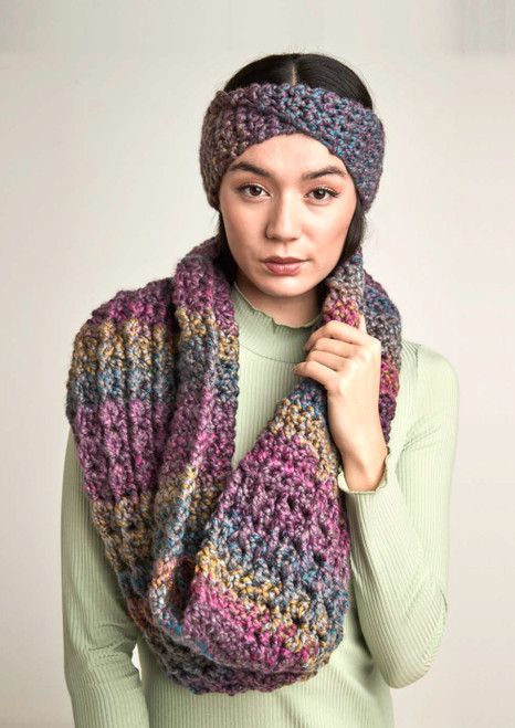 Wendy Husky Super Chunky - Crochet Cowl and Headband (6173)