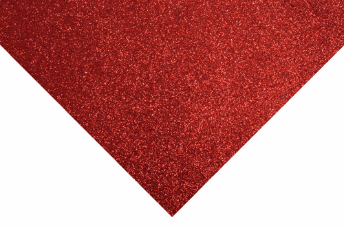 Red Glitter Felt Sheets (30 x 23cm)