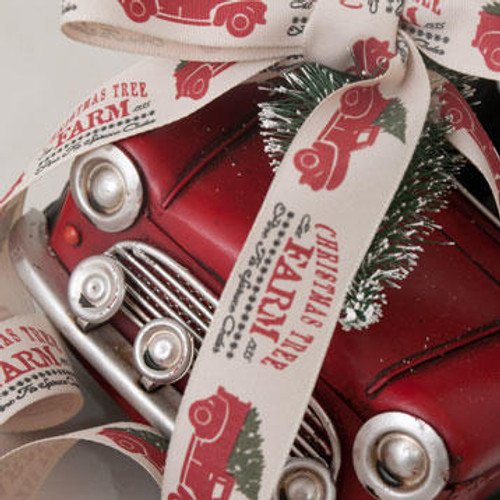 Classic Christmas Tree Farm Ribbon - ( Sold by the Metre) Classic Christmas Tree Farm Ribbon - ( Sold by the Metre)
