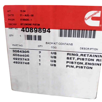 CUMMINS 4089894 - ENGINE PISTON KIT - OEM part - Image 1