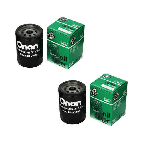 ONAN Cummins 122-0800 OIL FILTER Pack(x2)