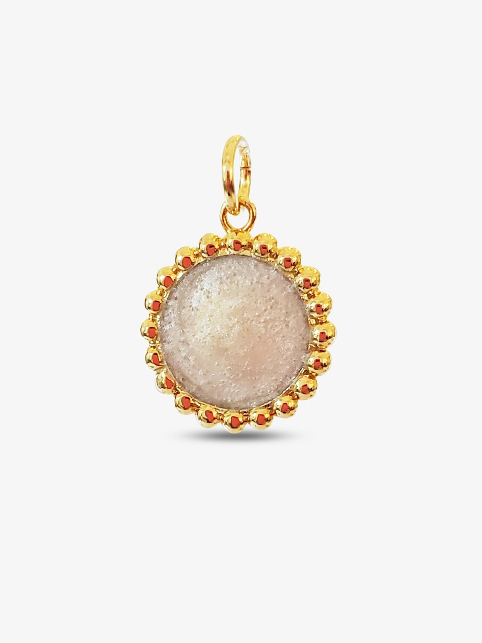 Scarlet Gold Collar Necklace in White Pearl main image 0