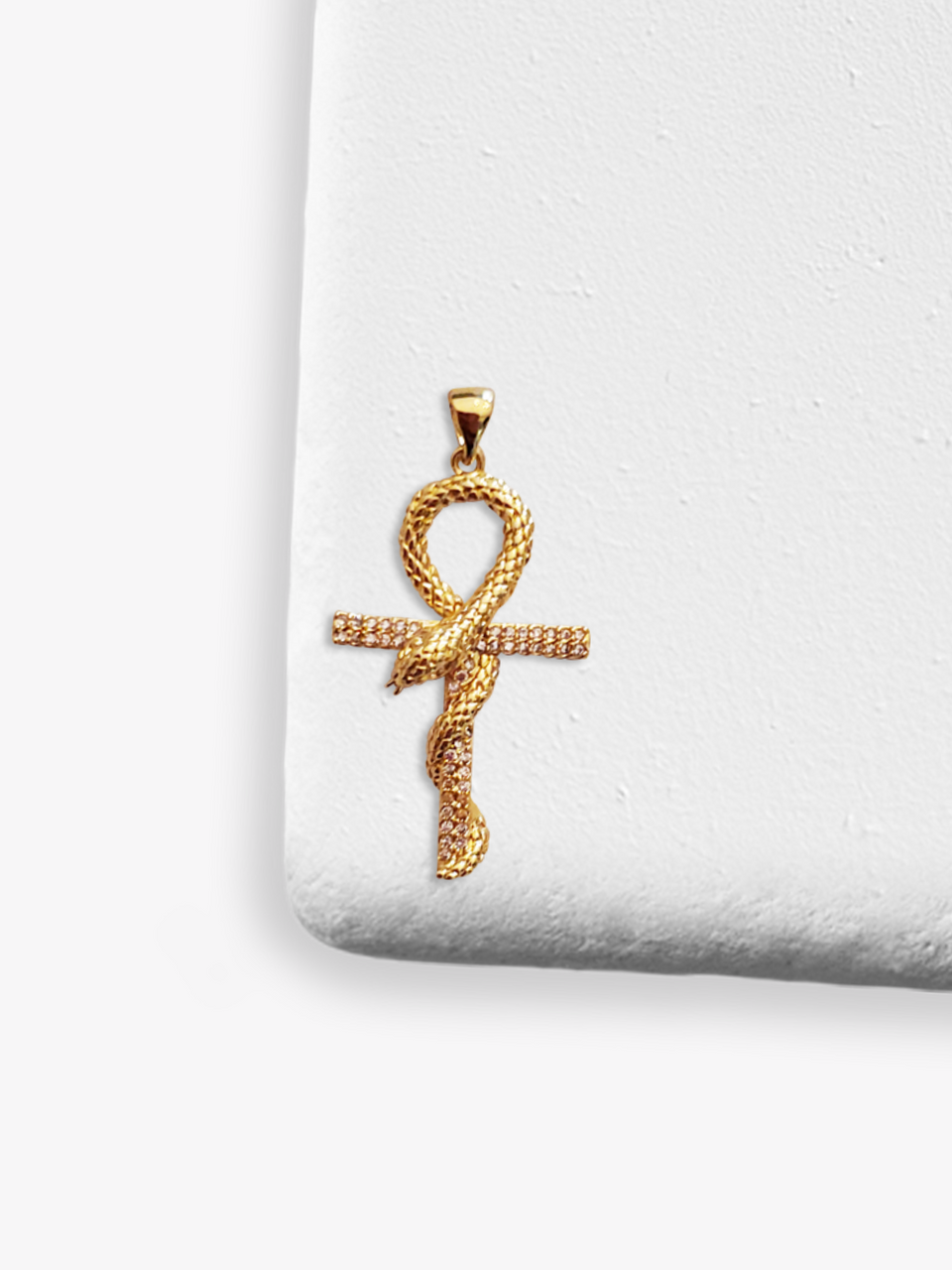Diamond Eternal Ankh Cross Necklace – Logan Hollowell