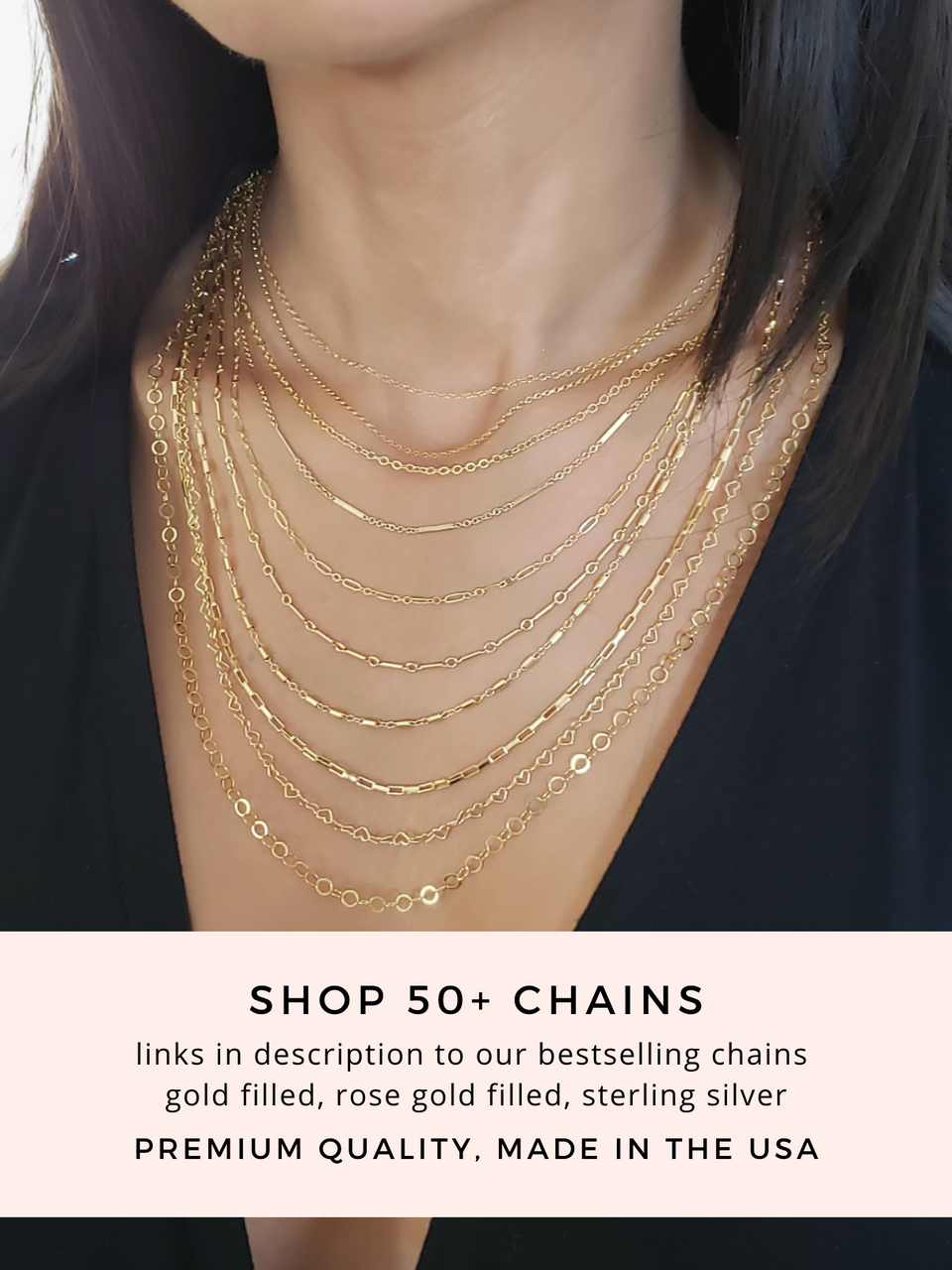 Necklace Chains and Chain Jewelry