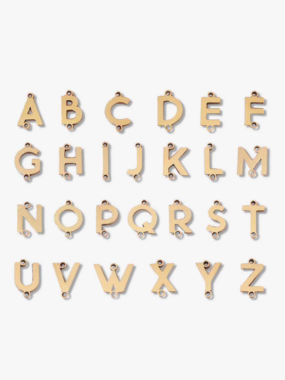 Ashton Letter Connector Bracelet Charms, 14K Gold Filled