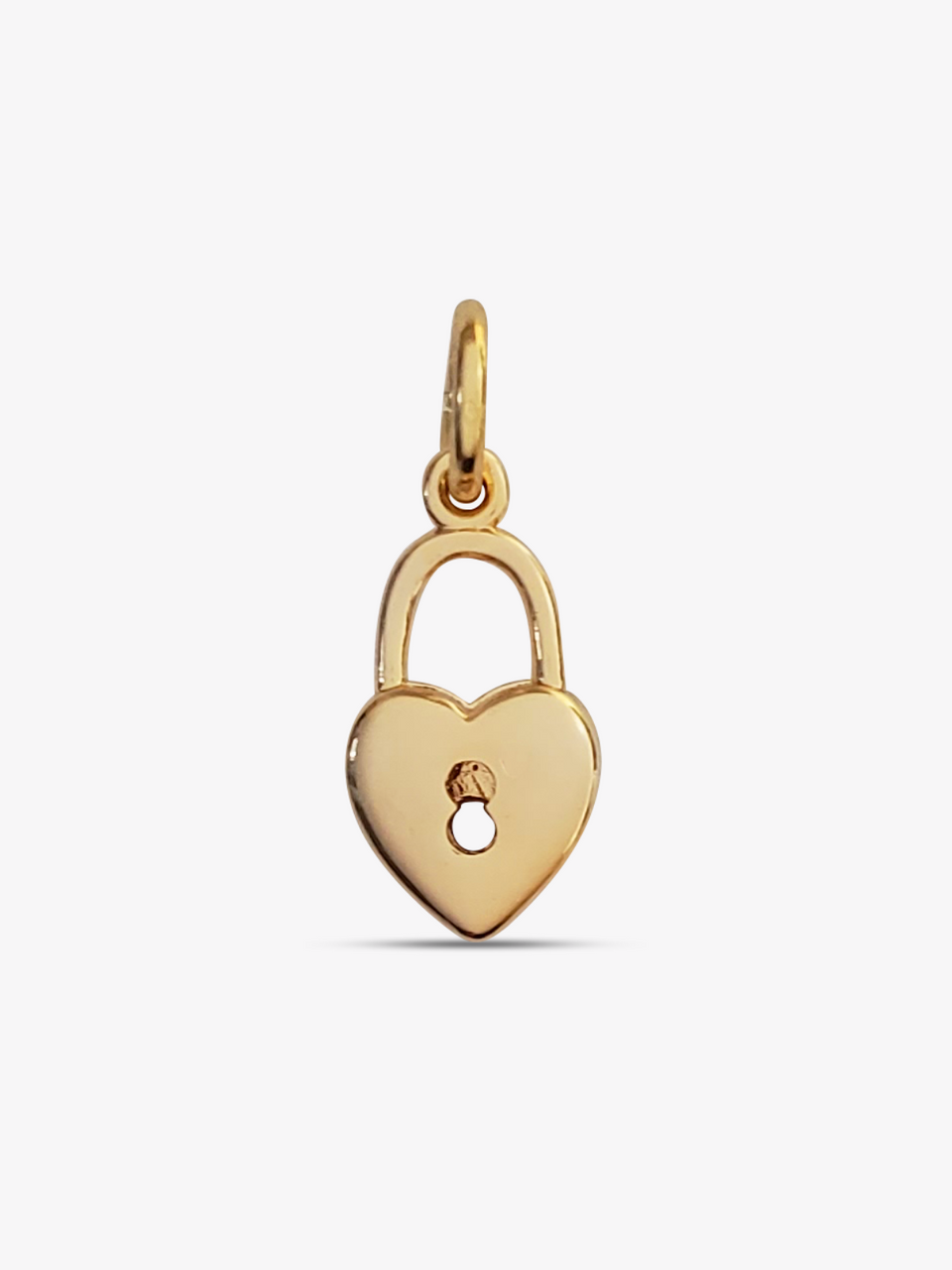 Gold Padlock and Keys Charm Bracelet