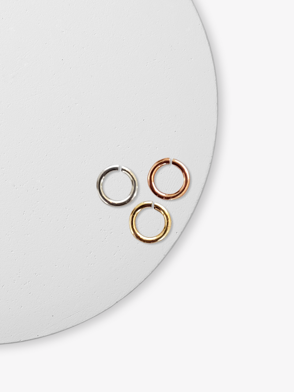 Ada Open Jump Rings 14K Gold Filled or Sterling Silver 3mm 20ga