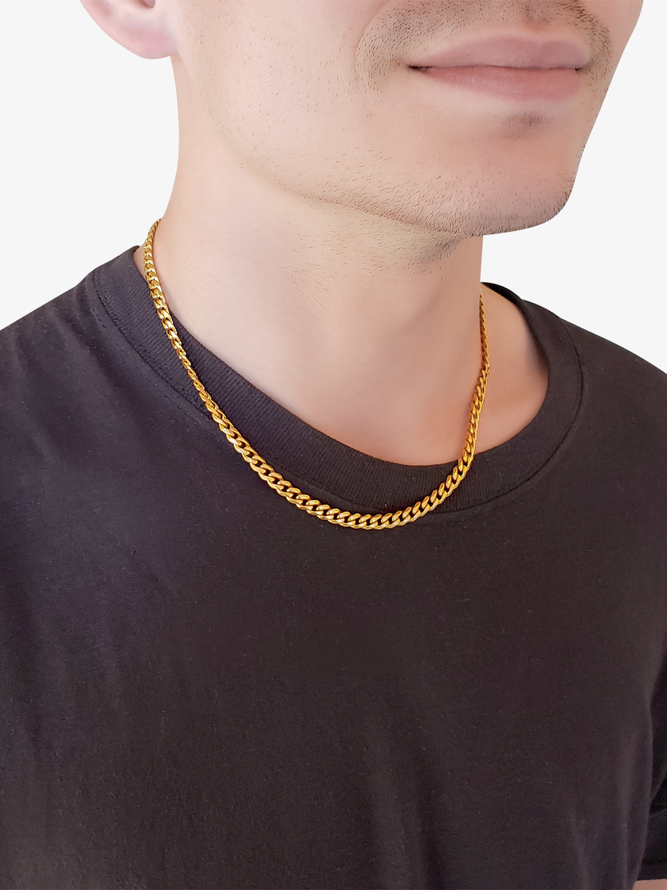 Gold Cuban Stainless Steel Link Necklace | Mojo Supply Co