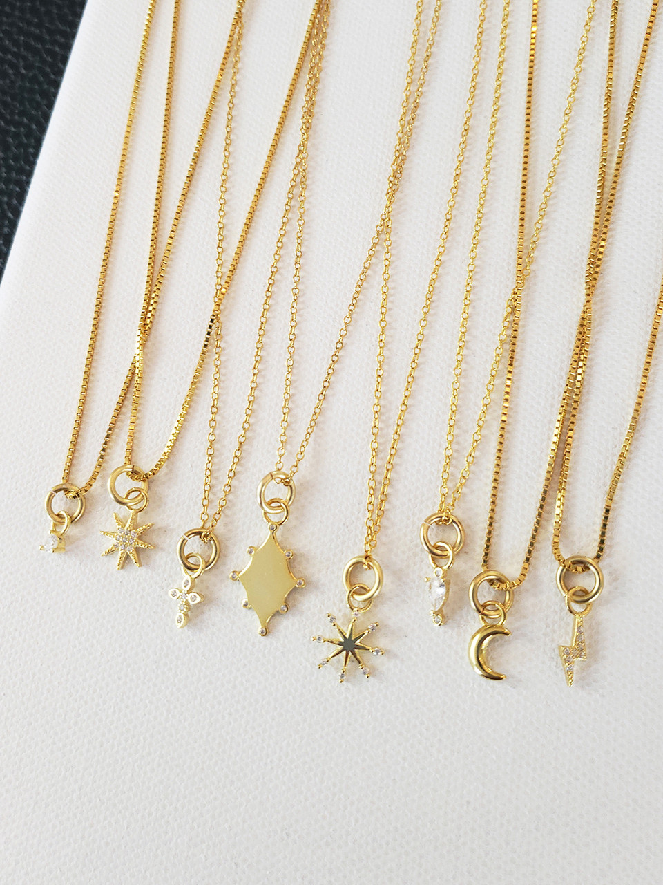 Elaina Mix n' Match Gold Necklace Pendant Collection