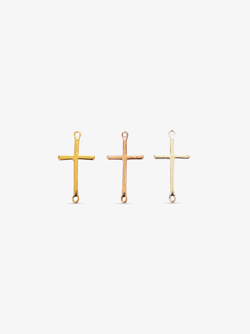 Christine Dainty Cross Connector Pendant, 3 Colors