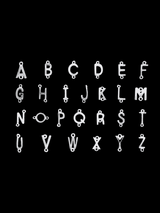 Darlene Tiny Bracelet Letter Connector, 925 Sterling Silver