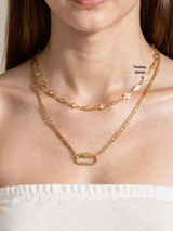 White Gold Unfinished PVD Stainless Steel Chain Collection,  7 Style Options