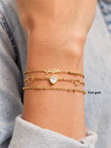 Beaded PVD Stainless Steel Unfinished Bracelet Chain Collection, 8 Style Options