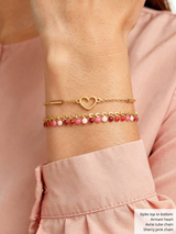 Armani Heart Connector PVD Stainless Steel