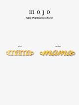 Liam Gold Mama Bracelet Connectors, PVD Stainless Steel