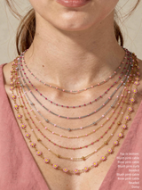 Pink Unfinished PVD Stainless Steel Chain Collection,  8 Style Options