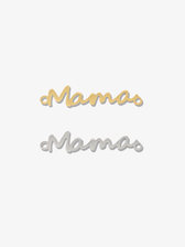 Meredith Mama Bracelet Connector Charm, PVD Stainless Steel