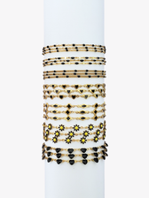 Black Gold Unfinished PVD Stainless Steel Chain Collection,  7 Style Options