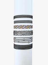 Black Unfinished PVD Stainless Steel Chain Collection,  6 Style Options