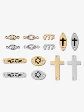 Spiritual Bracelet Connector Collection, Gold Filled And Sterling Silver Spiritual Bracelet Connector Collection, Gold Filled And Sterling Silver