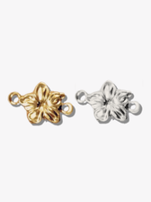Danielle Flower Bracelet Connector, Gold Filled or Sterling Silver