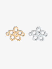 Loki Flower Bracelet Connector, Gold Filled or Sterling Silver